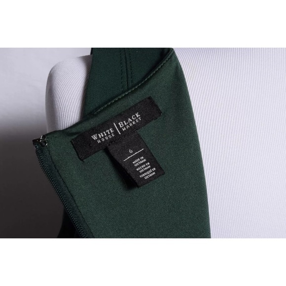 White House Black Market Sheath Dress V-Neck - Picture 6 of 6